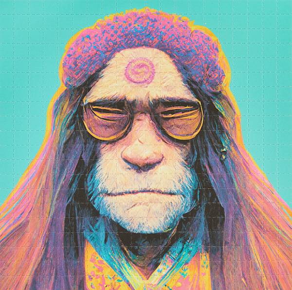 Bored hippie ape "Tod"